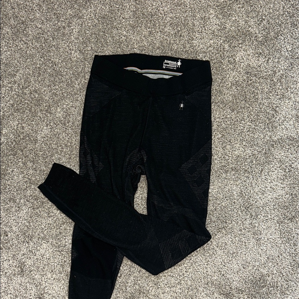 Smartwool Black Women's Performance Leggings intraknit 200 Large